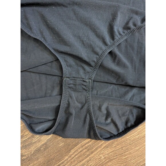 Nike Womens Crew Neck Short Sleeve Fitted Bodysuit Size M Blue Athleisure (529) - Picture 3 of 4